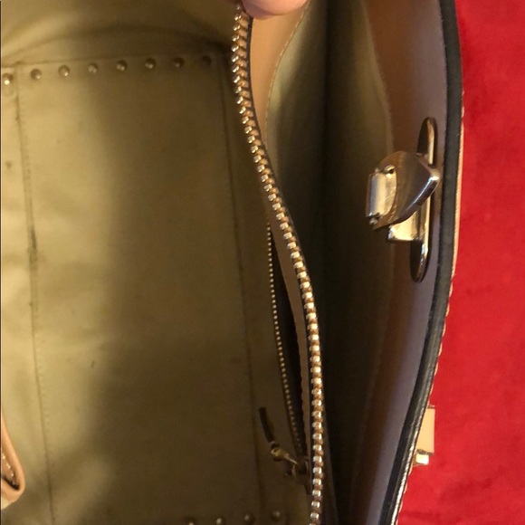 VALENTINO Rockstud Medium Tote in Beige - Picture 12 of 15